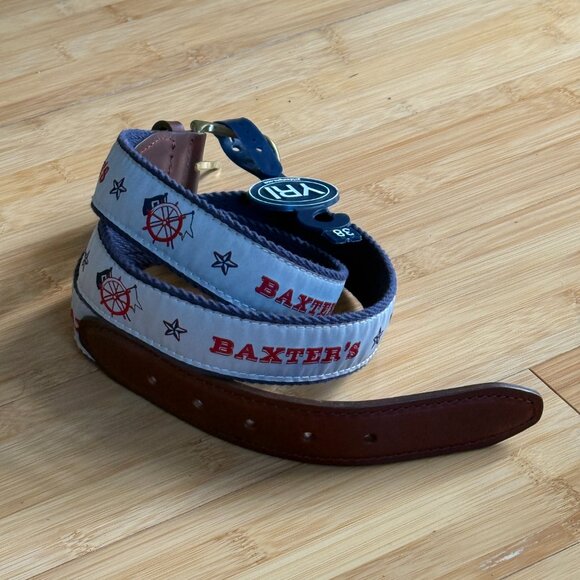 Baxter's Iconic Hyannis Waterfront Restaurant YRI Belt Size 38 NWT - Picture 3 of 7